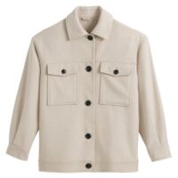 Blouson boutonné Noir;Beige LA REDOUTE COLLECTIONS