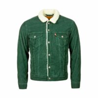 Blouson coton Type 3 Sherpa Trucker Vert - Noir - Bleu - Beige Levi's