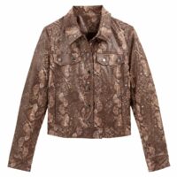 Blouson court en simili