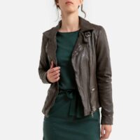 Blouson court zippé VIDEO Marron OAKWOOD