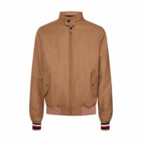 Blouson en laine col montant Ivy Camel Tommy Hilfiger