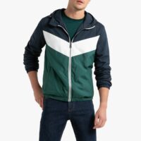 Blouson léger colorblock Bleu Marine/Vert LA REDOUTE COLLECTIONS