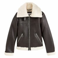 Blouson style aviateur imitation cuir Marron LA REDOUTE COLLECTIONS