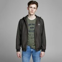 Blouson zippé à capuche Jcoalu Vibes Noir jack & jones