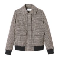 Blouson zippé à carreaux pied de poule Carreaux LA REDOUTE COLLECTIONS