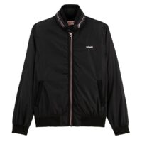 Blouson zippé col montant Cabl 19 R Noir Schott