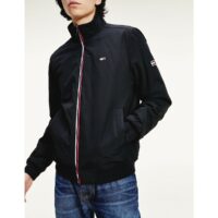 Blouson zippé col montant Harrington Bleu Marine - Noir Tommy Jeans