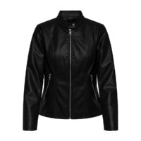 Blouson zippé en simili