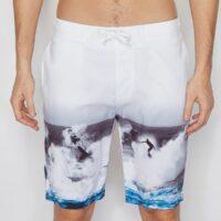 Boardshort Blanc Imprimé LA REDOUTE COLLECTIONS