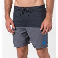 Boardshort semi-élastiqué Nu Divide Multico - Noir Rip Curl