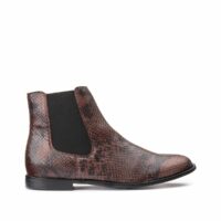 Boots Chelsea esprit python Python/Chocolat LA REDOUTE COLLECTIONS