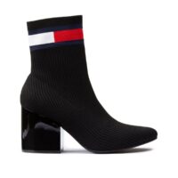 Boots Flag sock boot Noir Tommy Hilfiger