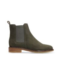 Boots chelsea cuir suède Clarkdale Arlo Tan Clarks