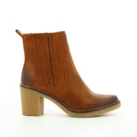 Boots cuir Averny Orange/Camel Kickers