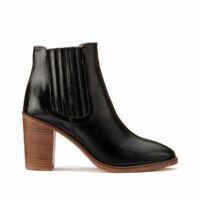 Boots cuir Diomar Noir JONAK