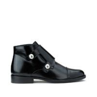 Boots cuir Drato Noir JONAK