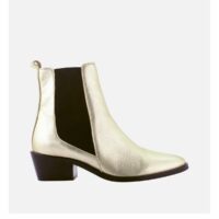 Boots cuir Finato/Met Or COSMOPARIS