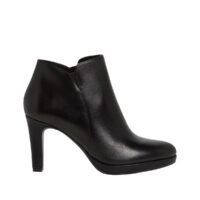 Boots cuir Lucinda Noir ou Marron tamaris