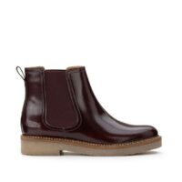 Boots cuir Oxfordchic Noir ou Rouge Bordeaux Kickers