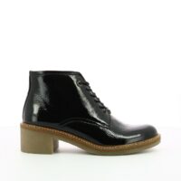 Boots cuir Oxygenion Noir Verni Kickers