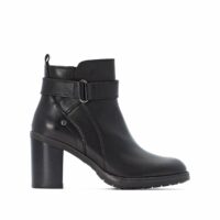 Boots cuir Pompeya Noir Pikolinos