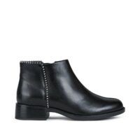 Boots cuir Resia Noir Geox