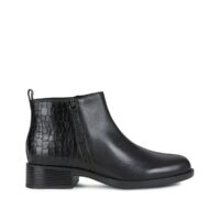 Boots cuir Resia Noir Geox