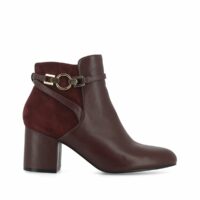 Boots cuir Sid Bordeaux JONAK