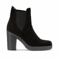 Boots cuir à talon Theresa Tg Bootie Noir Esprit