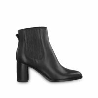 Boots cuir à talon Ylenia Noir tamaris