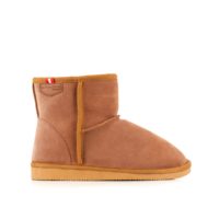 Boots cuir fourrées Winter Camel LES TROPEZIENNES PAR M BELARBI