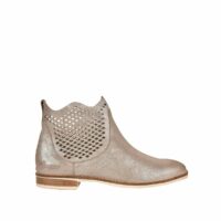 Boots cuir irisé Maeva F2F Argent PATAUGAS