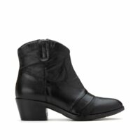 Boots cuir santiag Dallas-Dally Marron ou Noir MJUS