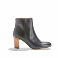 Boots cuir vachette GAIA Noir ANTHOLOGY PARIS