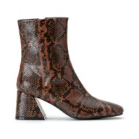 Boots effet python à talon large Imprimé Python LA REDOUTE COLLECTIONS