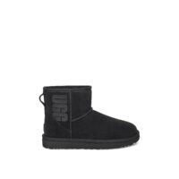 Boots en cuir Classic mini ugg rubber Noir Ugg