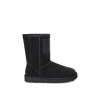 Boots en cuir Classic short ugg rubber Noir Ugg