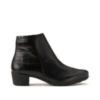 Boots en cuir Ilsa Noir mephisto