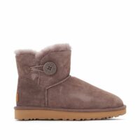 Boots fourrées Mini Bailey Button II Noir ou Noisette Ugg