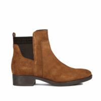 Boots respirantes en cuir Felicity Camel Geox