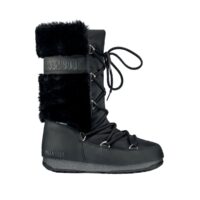 Bottes Monaco Fur WP Noir moon boot