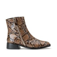 Bottes à imprimé python