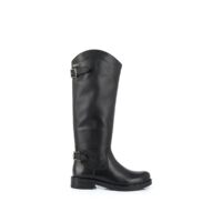 Bottes cavalières cuir Lola Noir LES TROPEZIENNES PAR M BELARBI