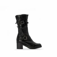 Bottes cuir à boucles Bounty Noir MJUS