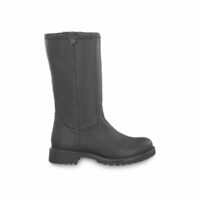 Bottes cuir fourrées Biker Noir tamaris