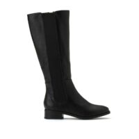 Bottes talon plat Noir LA REDOUTE COLLECTIONS