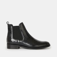 Bottines cuir Chelsea Bakta Noir MINELLI