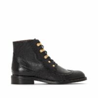 Bottines cuir Demoti Noir JONAK