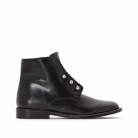 Bottines cuir Dhavlen Noir JONAK