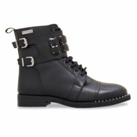 Bottines cuir Zanzi Noir LES TROPEZIENNES PAR M BELARBI